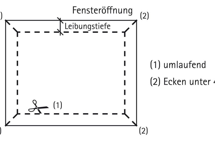 8b. Anschluss an Fenster 8b. Anschluss an Fenster