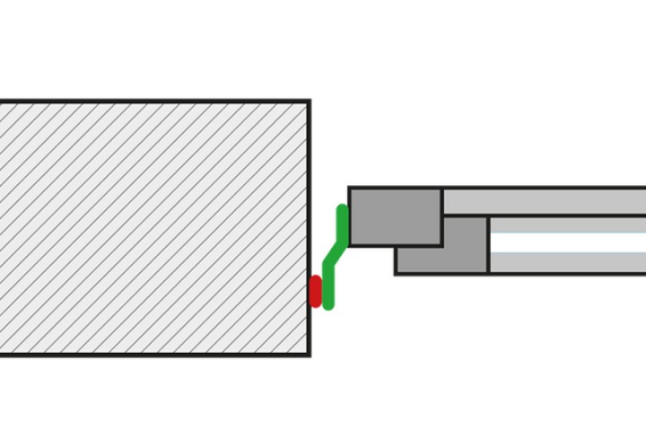 Construction maçonnée avant le montage de la fenêtre