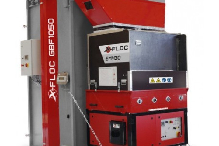 X-Floc WB: GBF1050 Schraper voor grote balen voor het industrieel vullen van prefab-elementen X-Floc WB: GBF1050 Schraper voor grote balen voor het industrieel vullen van prefab-elementen