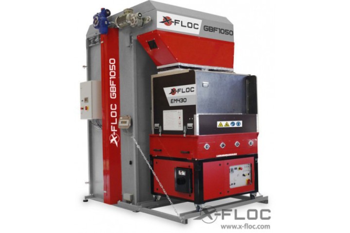 X-Floc WB: GBF1050 Schraper voor grote balen voor het industrieel vullen van prefab-elementen X-Floc WB: GBF1050 Schraper voor grote balen voor het industrieel vullen van prefab-elementen